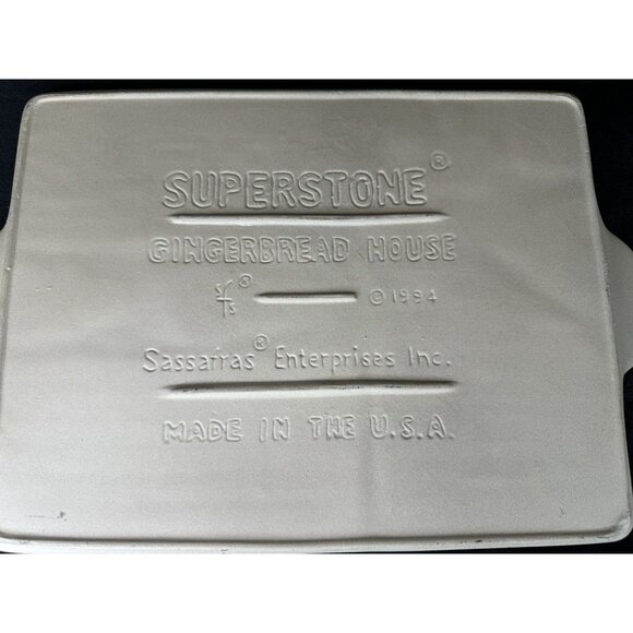 Gingerbread House Mold Superstone 1994 Sassafras Enterprises Made In USA - Picture 8 of 9